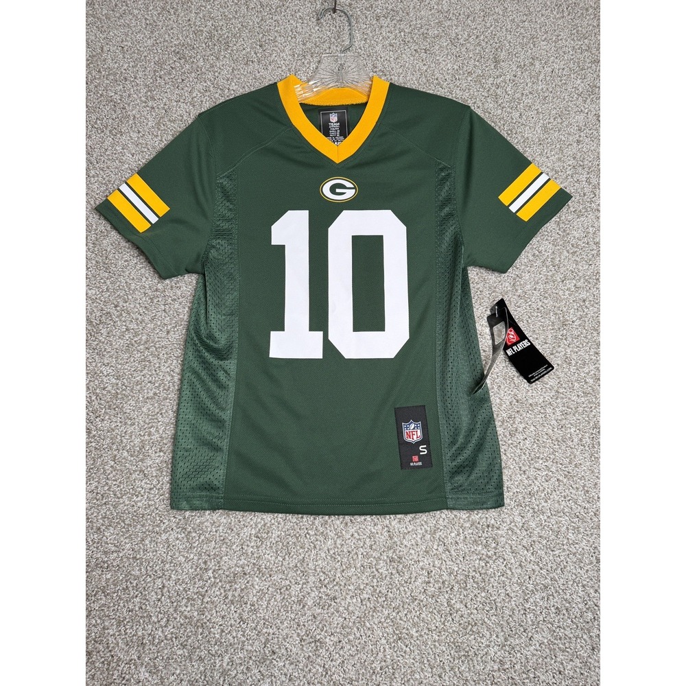 NFL Teams Youth Green Bay Packers Jordan Love #10 Jersey Size Small (8) NWT